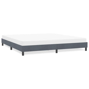 Bettgestell Dunkelgrau Samt 180x210 cm