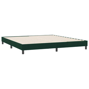 Dunkelgrünes Samt Bettgestell 180x210 cm