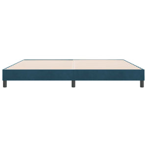 Bettgestell Dunkelblau 180x210 cm Samt