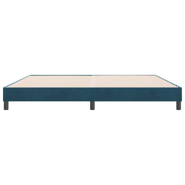 Bettgestell Dunkelblau 180x210 cm Samt