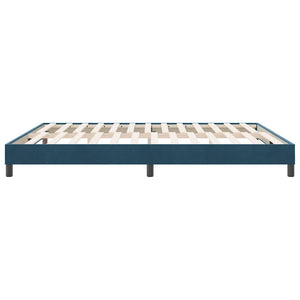 Bettgestell Dunkelblau 180x210 cm Samt