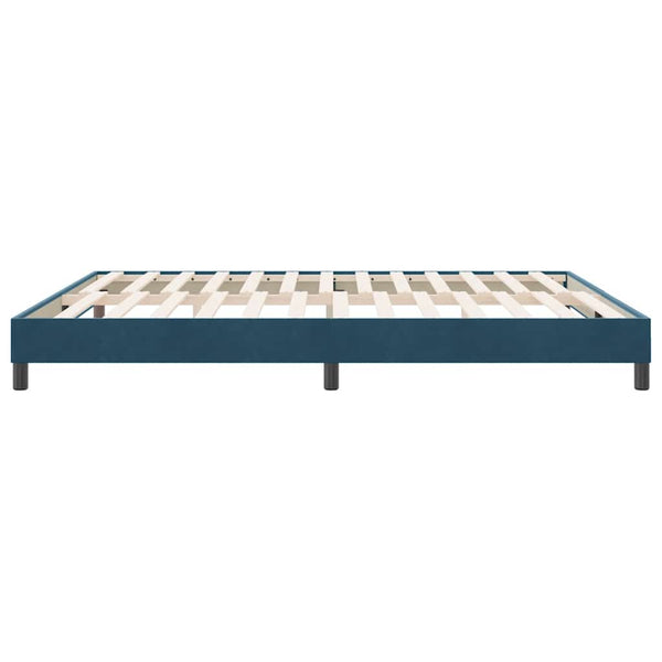 Bettgestell Dunkelblau 180x210 cm Samt