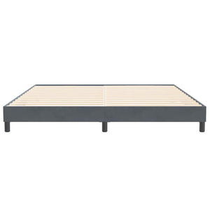 Bettgestell Dunkelgrau 200x210 cm Samt