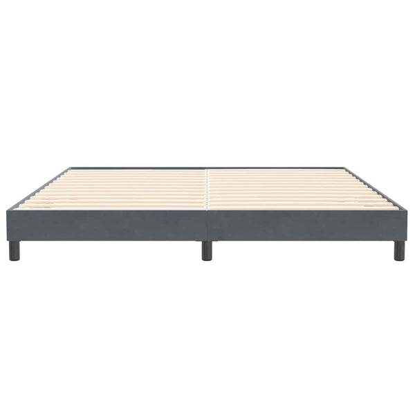 Bettgestell Dunkelgrau 200x210 cm Samt