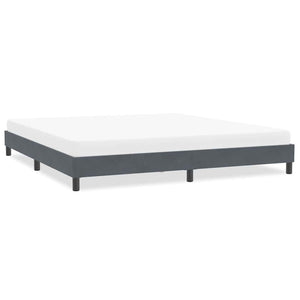 Bettgestell Dunkelgrau 200x210 cm Samt