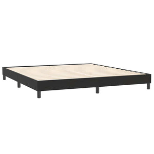 Schwarzes Samt Bettgestell 200x210 cm