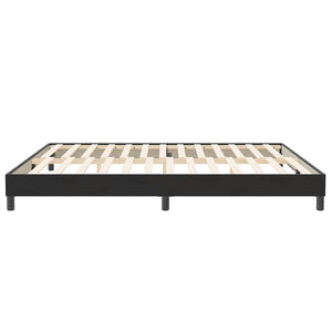 Schwarzes Samt Bettgestell 200x210 cm