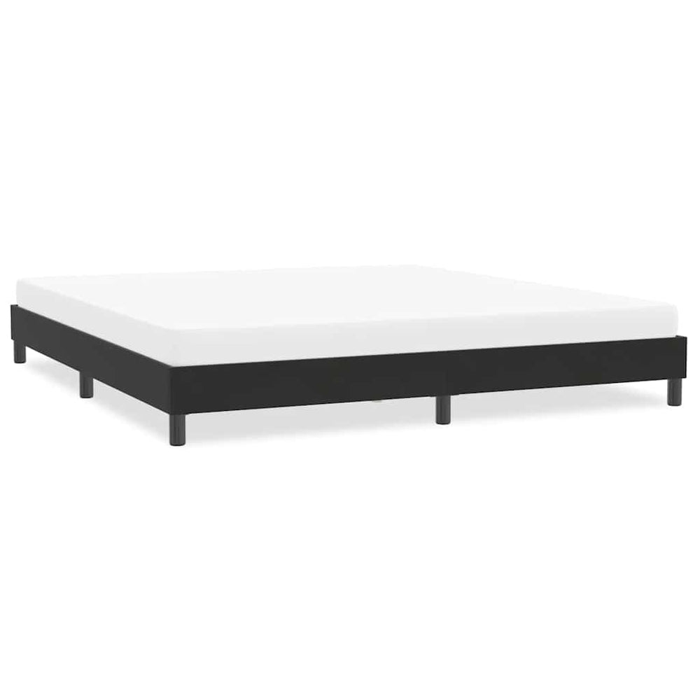 Schwarzes Samt Bettgestell 200x210 cm