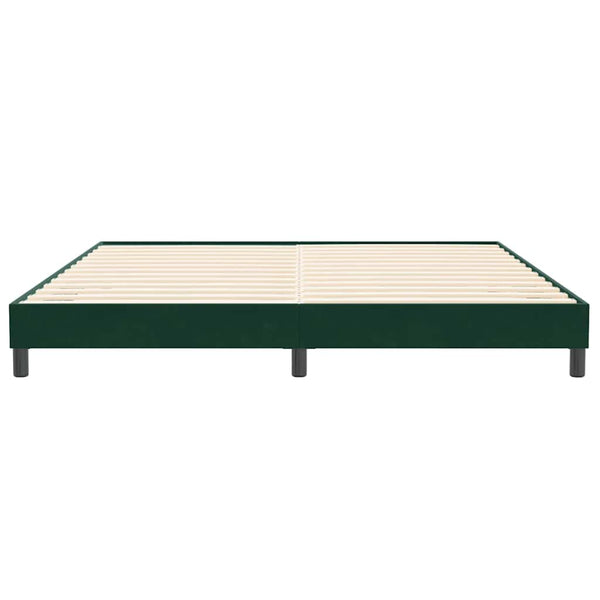 Bettgestell Dunkelgrün 200x210 cm Samt