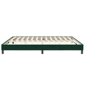 Bettgestell Dunkelgrün 200x210 cm Samt