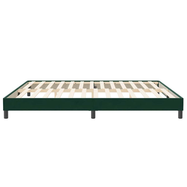 Bettgestell Dunkelgrün 200x210 cm Samt
