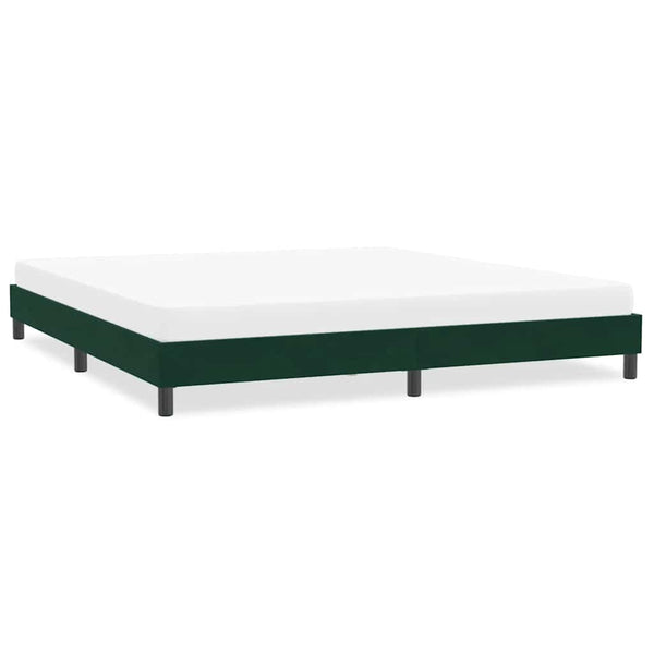 Bettgestell Dunkelgrün 200x210 cm Samt
