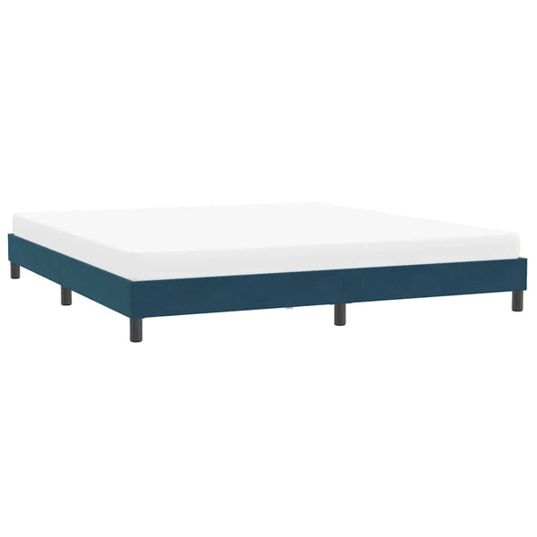 Bettgestell Dunkelblau 200x210 cm Samt