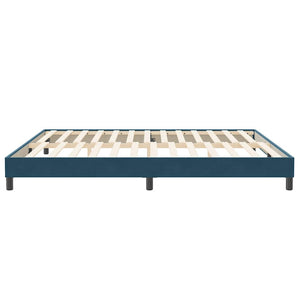 Bettgestell Dunkelblau 200x210 cm Samt