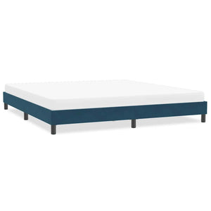 Bettgestell Dunkelblau 200x210 cm Samt