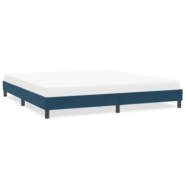Bettgestell Dunkelblau 200x210 cm Samt