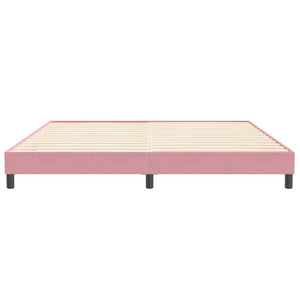 Rosa Samt Bettgestell 200x210 cm