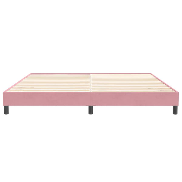 Rosa Samt Bettgestell 200x210 cm