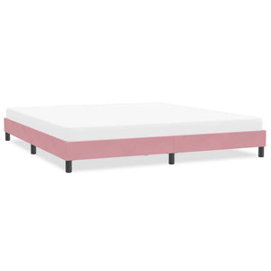 Rosa Samt Bettgestell 200x210 cm