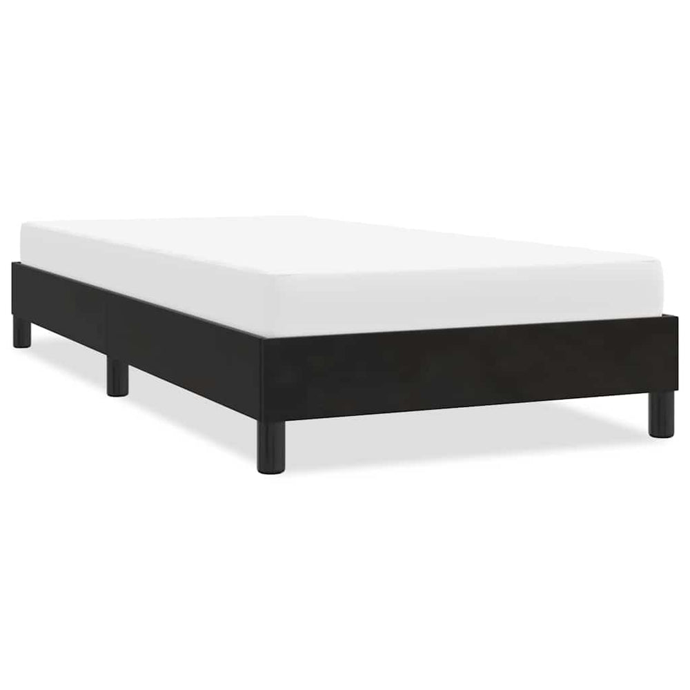 Bettgestell Samt Schwarz 80x220 cm