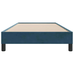 Bettgestell Dunkelblau 80x220 cm Samt