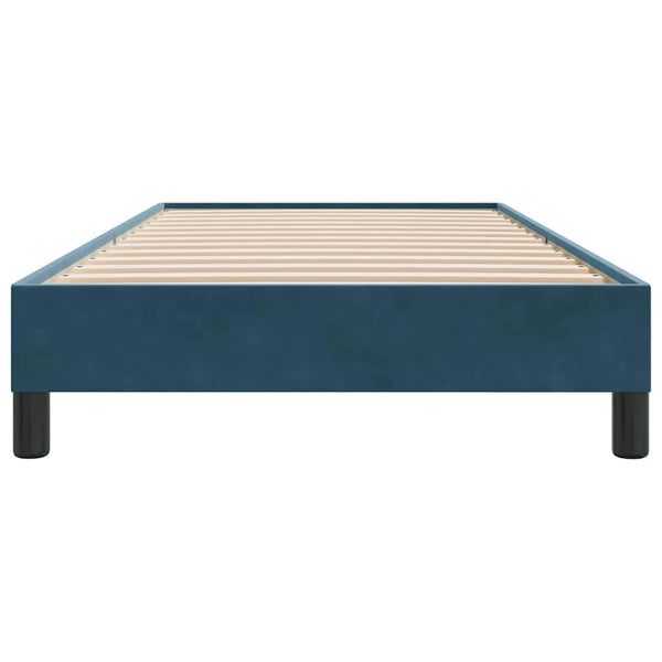 Bettgestell Dunkelblau 80x220 cm Samt