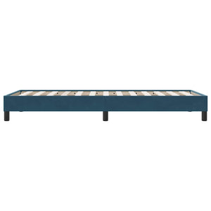Bettgestell Dunkelblau 80x220 cm Samt