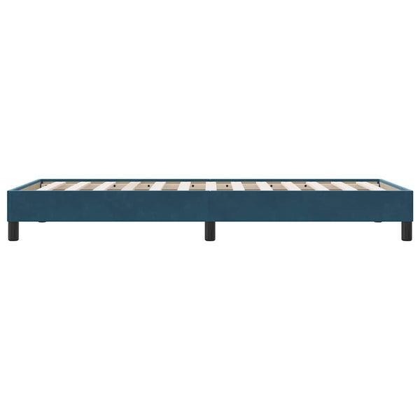 Bettgestell Dunkelblau 80x220 cm Samt