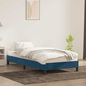 Bettgestell Dunkelblau 90x220 cm Samt