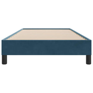 Bettgestell Dunkelblau 90x220 cm Samt