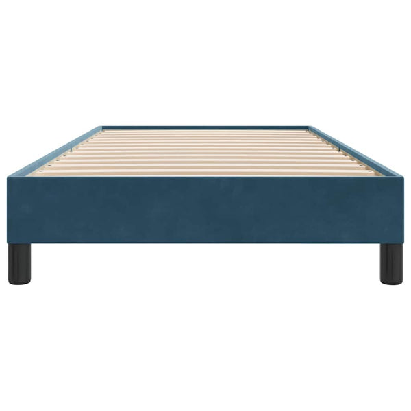 Bettgestell Dunkelblau 90x220 cm Samt