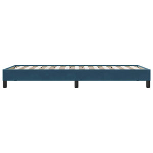 Bettgestell Dunkelblau 90x220 cm Samt