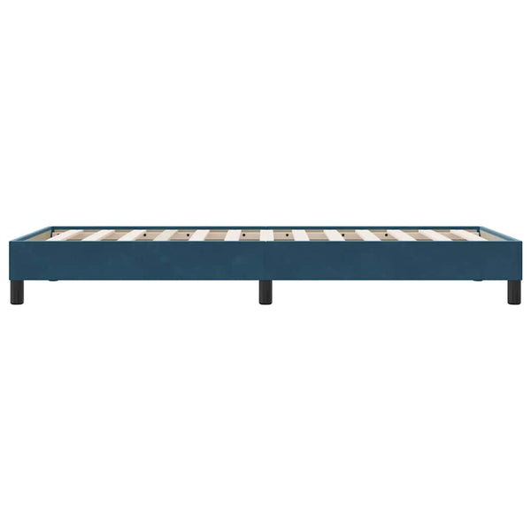 Bettgestell Dunkelblau 90x220 cm Samt
