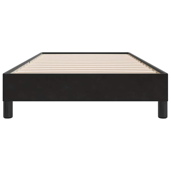 Schwarzes Samt Bettgestell 100x220 cm