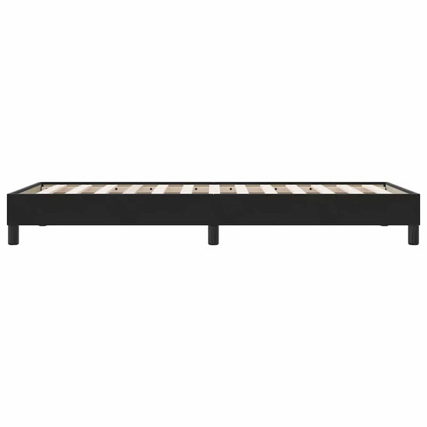 Schwarzes Samt Bettgestell 100x220 cm