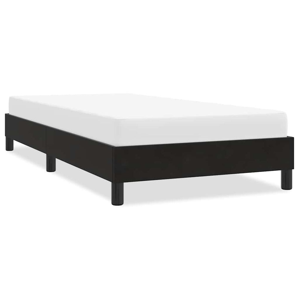 Schwarzes Samt Bettgestell 100x220 cm