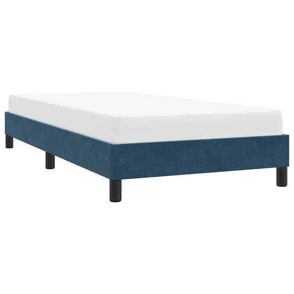 Bettgestell Dunkelblau 100x220 cm Samt
