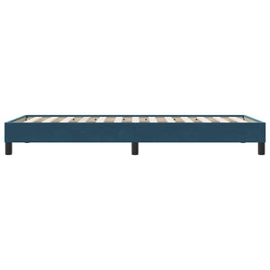 Bettgestell Dunkelblau 100x220 cm Samt