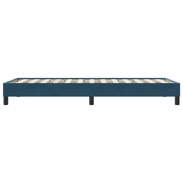 Bettgestell Dunkelblau 100x220 cm Samt