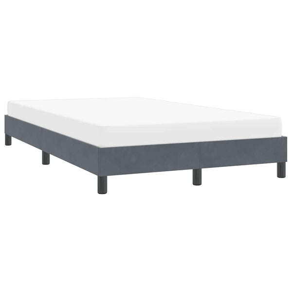 Bettgestell Dunkelgrau 120x220 cm Samt