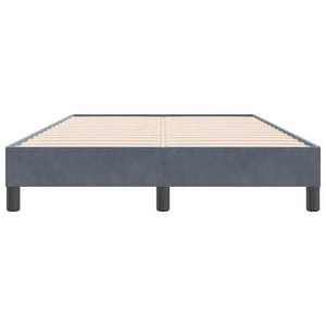 Bettgestell Dunkelgrau 120x220 cm Samt