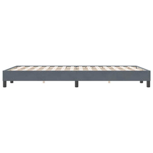 Bettgestell Dunkelgrau 120x220 cm Samt