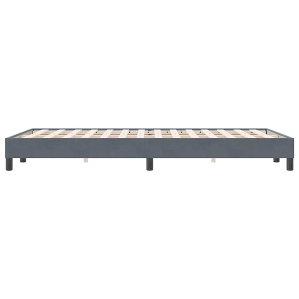 Bettgestell Dunkelgrau 120x220 cm Samt