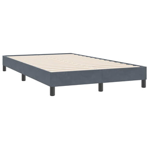 Bettgestell Dunkelgrau 120x220 cm Samt