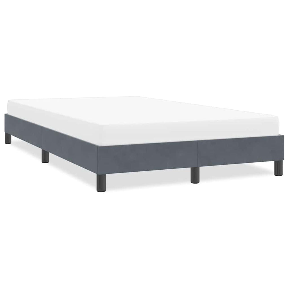 Bettgestell Dunkelgrau 120x220 cm Samt