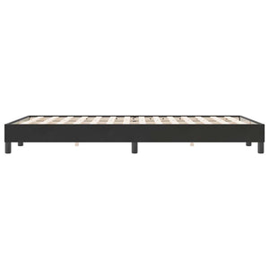 Schwarzes Samt Bettgestell 120x220 cm