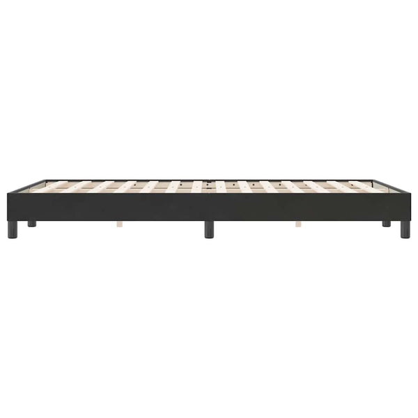 Schwarzes Samt Bettgestell 120x220 cm