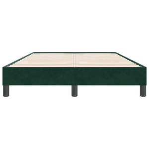 Dunkelgrünes Samt Bettgestell 120x220 cm