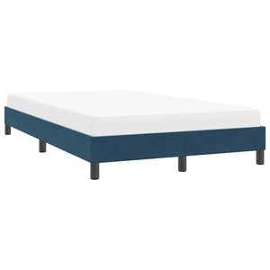 Bettgestell Dunkelblau 120x220 cm Samt