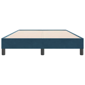 Bettgestell Dunkelblau 120x220 cm Samt